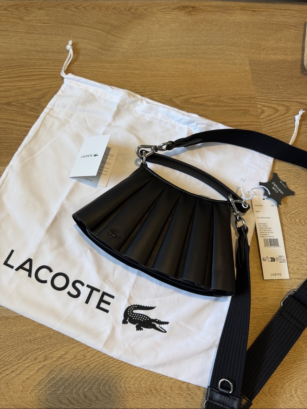 Lacoste XS Lenglen bag